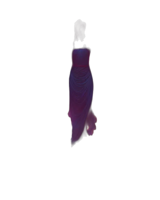 dress, hair, animal, staff transparent PNG cut-out
