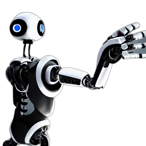 robot, 3d render, concept art, robotic transparent PNG cut-out