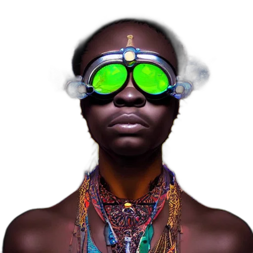 mask, face, jewelry, staff transparent PNG cut-out