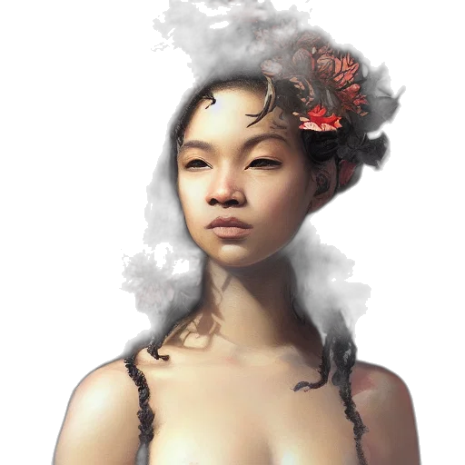 face, crown, dress, mask transparent PNG cut-out