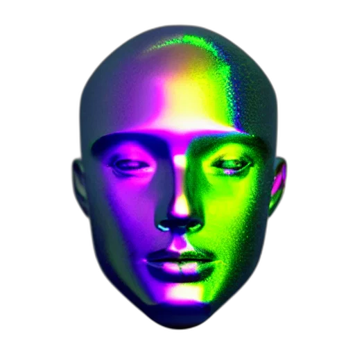 face, mask, robot, crown transparent PNG cut-out