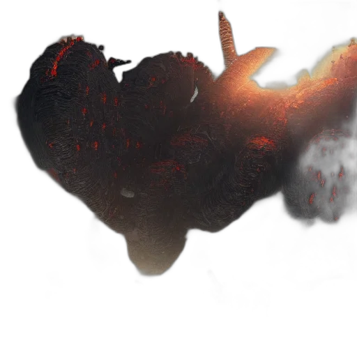 dragon, creature, mask, weapon transparent PNG cut-out