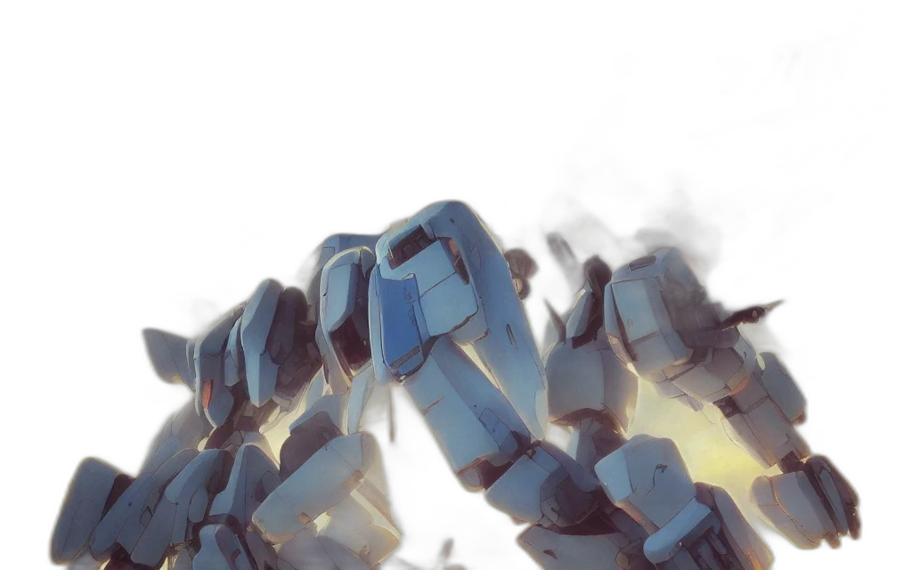 robot, weapon, jacket, sword transparent PNG cut-out