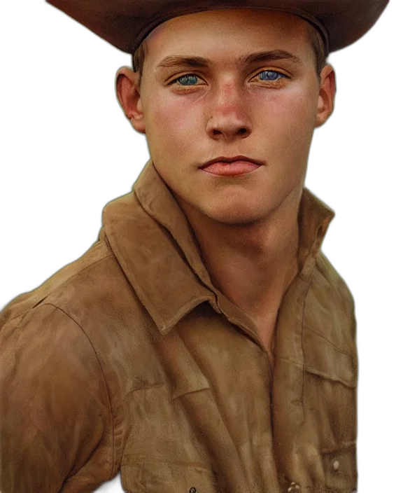 hat, face, jacket, staff transparent PNG cut-out