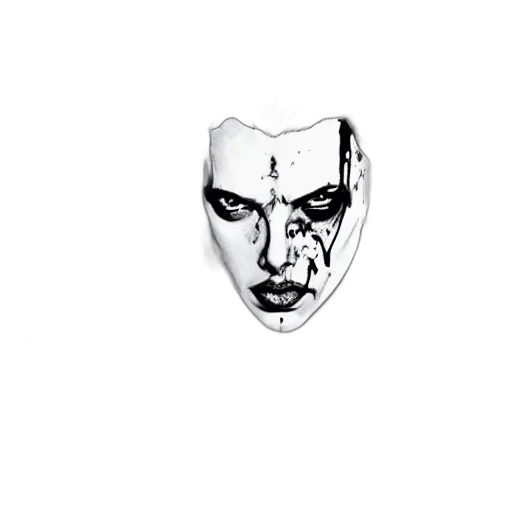 mask, face, jewelry, comic book art transparent PNG cut-out