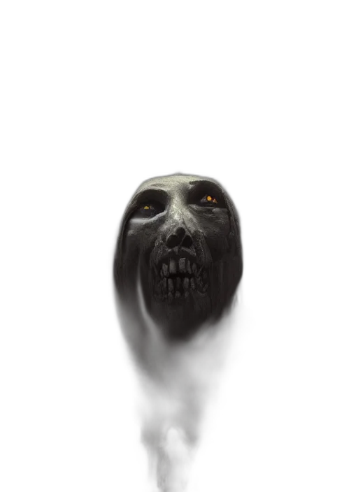 mask, face, creature, staff transparent PNG cut-out