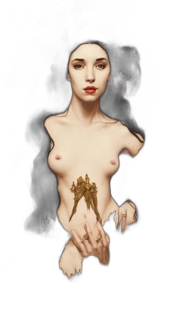 jewelry, dress, crown, staff transparent PNG cut-out