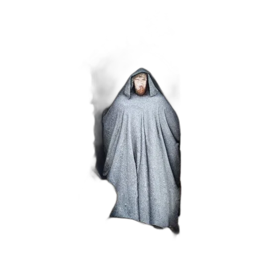 dress, jacket, creature, mask transparent PNG cut-out