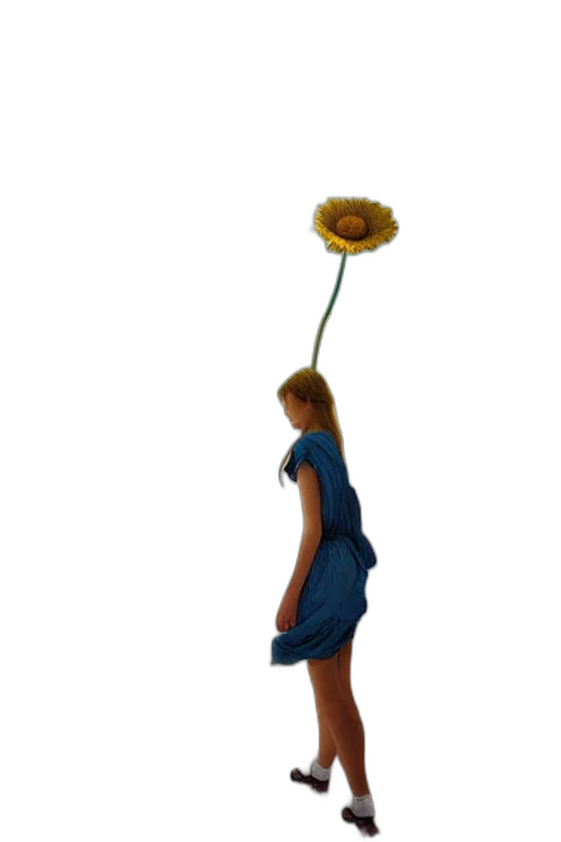 hat, umbrella, staff, dress transparent PNG cut-out