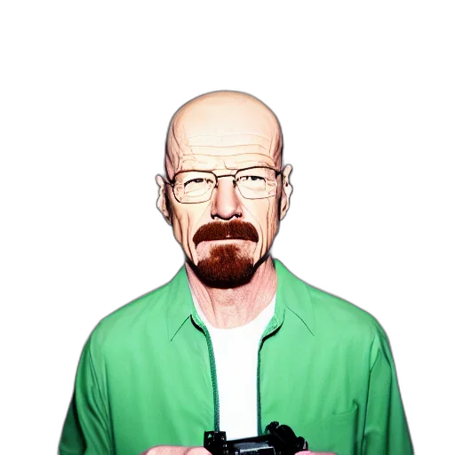 weapon, staff, face, jacket transparent PNG cut-out