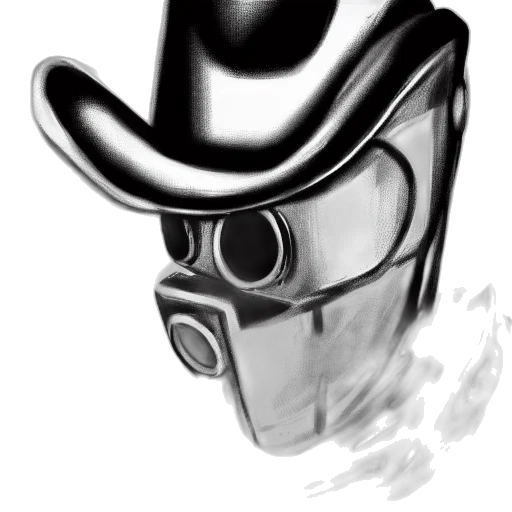 mask, hat, robot, face transparent PNG cut-out