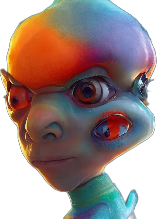 face, robot, mask, creature transparent PNG cut-out