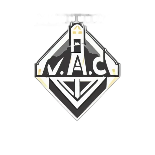 concept art, 3d render, monochrome, logo transparent PNG cut-out