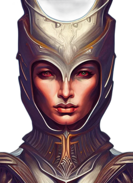 face, mask, crown, fantasy art transparent PNG cut-out
