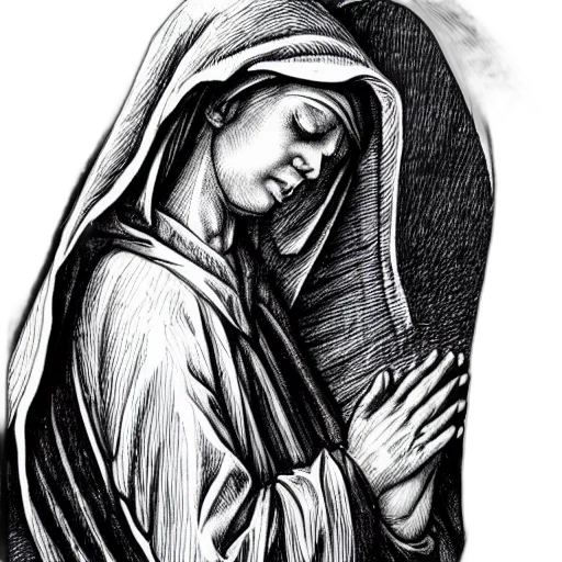 pencil sketch, photorealistic, hooded, angel transparent PNG cut-out