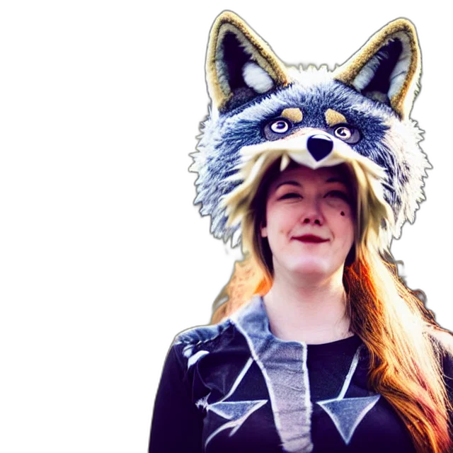 jacket, mask, hat, creature transparent PNG cut-out