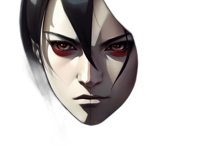 mask, face, concept art, fantasy art transparent PNG cut-out