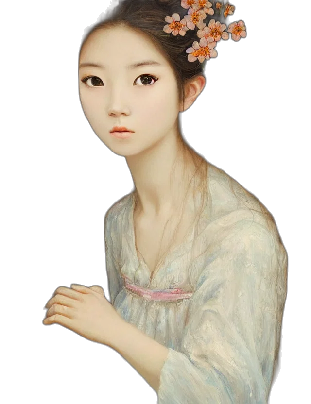 jewelry, face, dress, staff transparent PNG cut-out