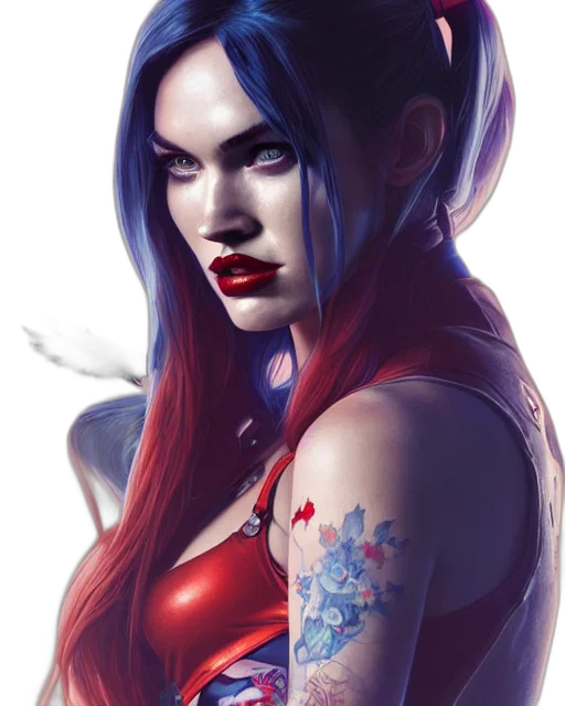 face, fantasy art, comic book art, concept art transparent PNG cut-out