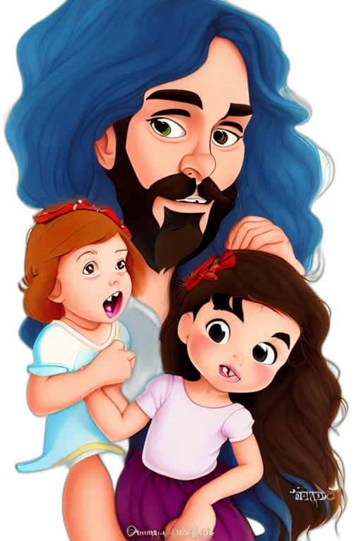 hair, cartoon, photorealistic, anime transparent PNG cut-out
