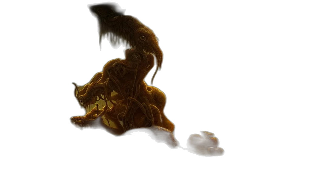 creature, dragon, hair, animal transparent PNG cut-out