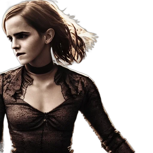 concept art, emma, watson, full transparent PNG cut-out