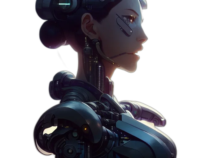 robot, face, staff, dress transparent PNG cut-out