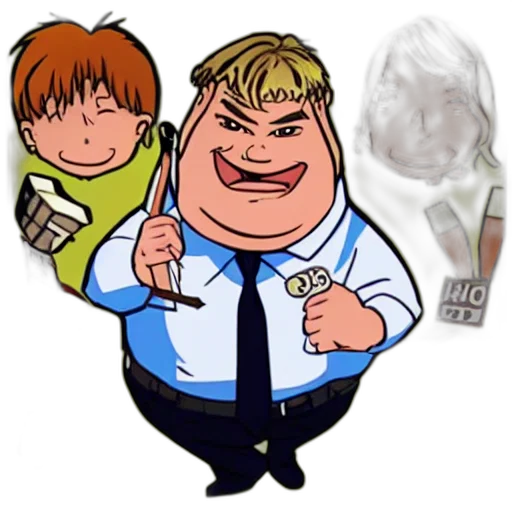 staff, jacket, face, jewelry transparent PNG cut-out