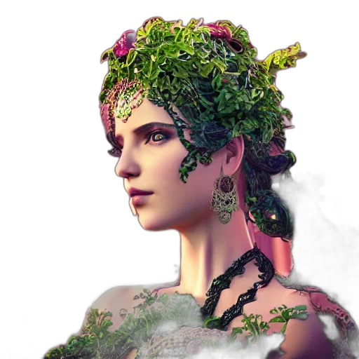 crown, jewelry, dress, face transparent PNG cut-out
