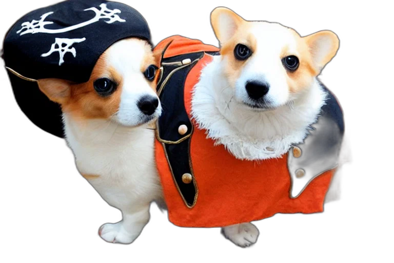 hat, jacket, animal, photorealistic transparent PNG cut-out