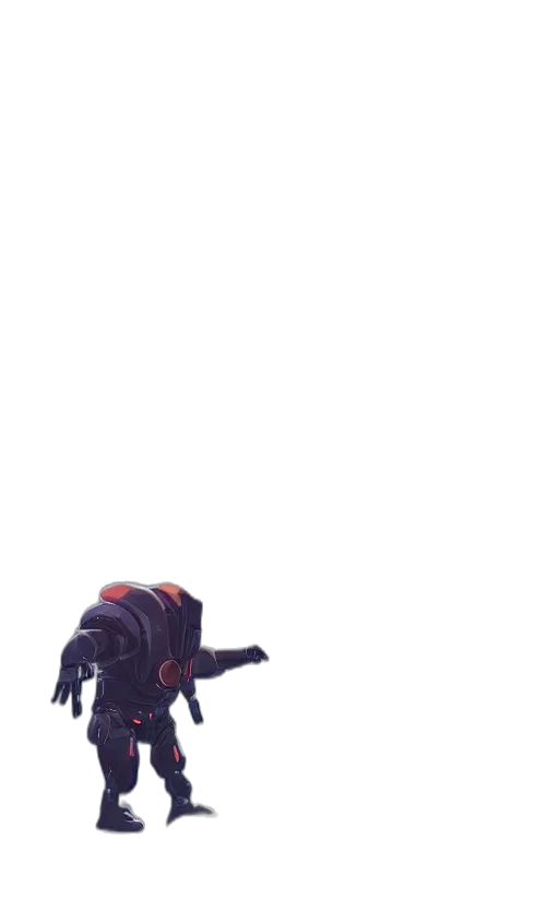 weapon, jacket, robot, creature transparent PNG cut-out