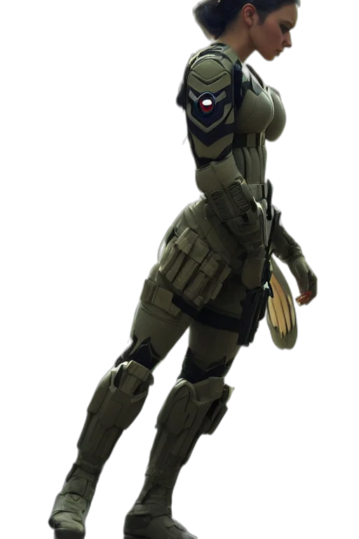 robot, weapon, staff, mask transparent PNG cut-out