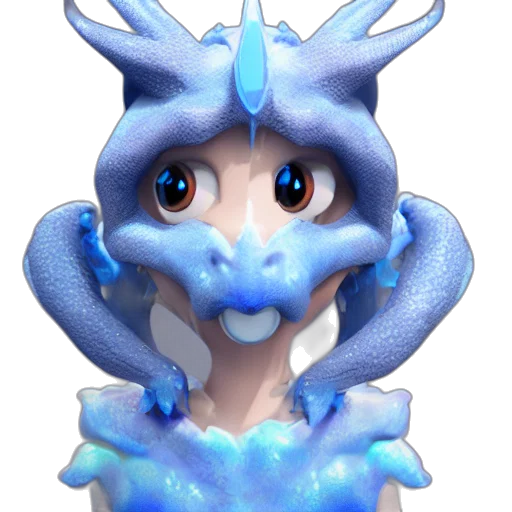 dragon, creature, animal, staff transparent PNG cut-out