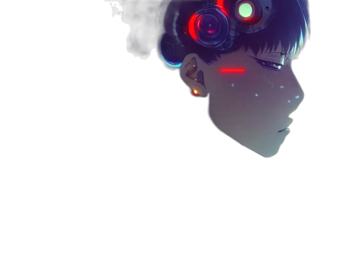 robot, mask, face, creature transparent PNG cut-out