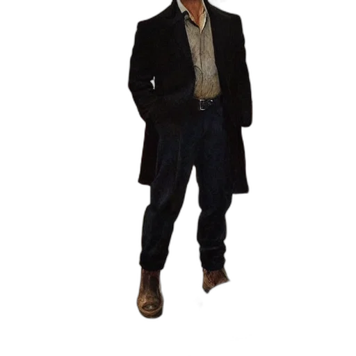 jacket, staff, hat, concept art transparent PNG cut-out