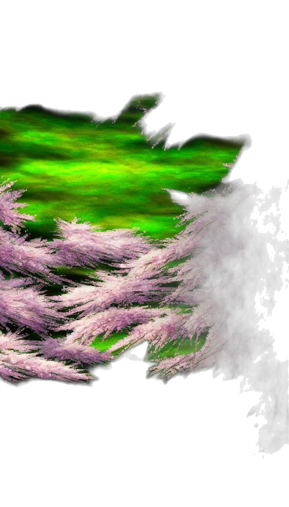 tree, hair, dragon, flower transparent PNG cut-out