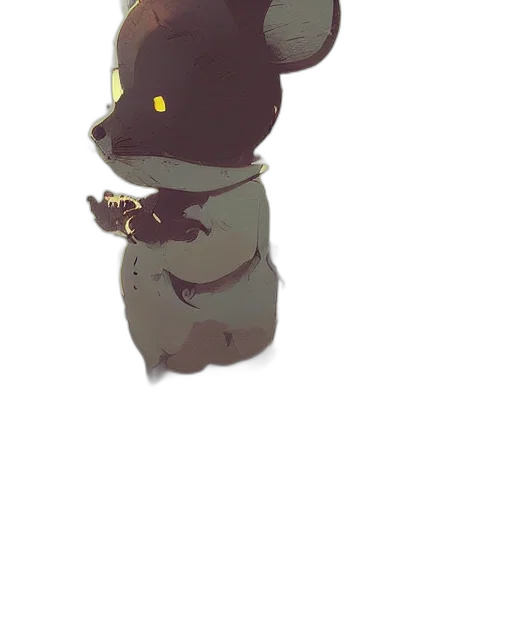 staff, weapon, hat, creature transparent PNG cut-out