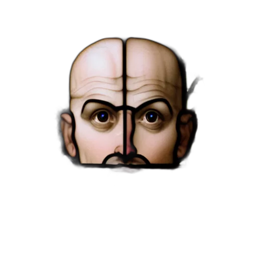 face, mask, staff, crown transparent PNG cut-out