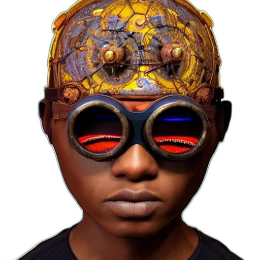 mask, face, robot, hat transparent PNG cut-out