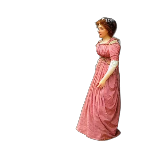 dress, staff, jewelry, crown transparent PNG cut-out