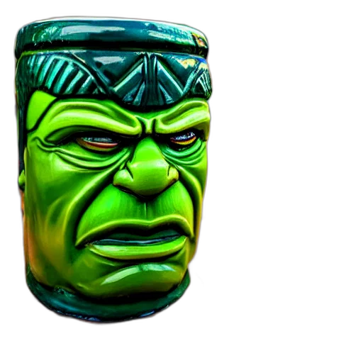 mask, bottle, face, 3d render transparent PNG cut-out