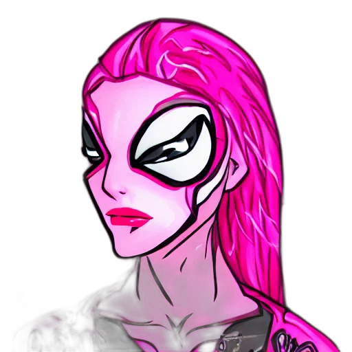 mask, comic book art, concept art, cyberpunk transparent PNG cut-out