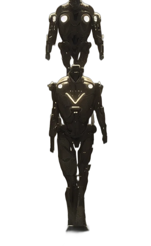 robot, mask, jacket, creature transparent PNG cut-out