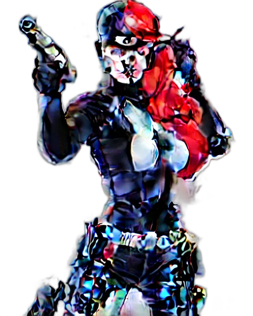 robot, weapon, staff, mask transparent PNG cut-out