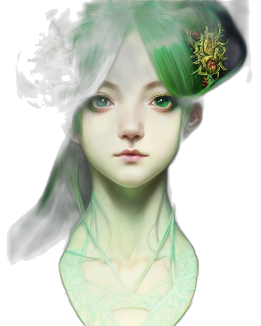 face, mask, crown, creature transparent PNG cut-out