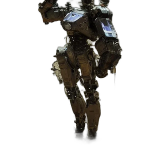 robot, weapon, creature, jacket transparent PNG cut-out
