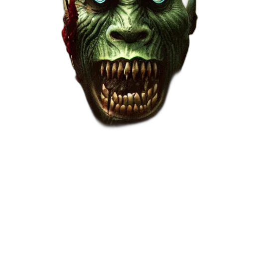 mask, face, creature, staff transparent PNG cut-out
