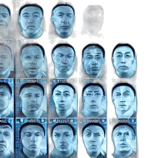 face, blue, man, who transparent PNG cut-out