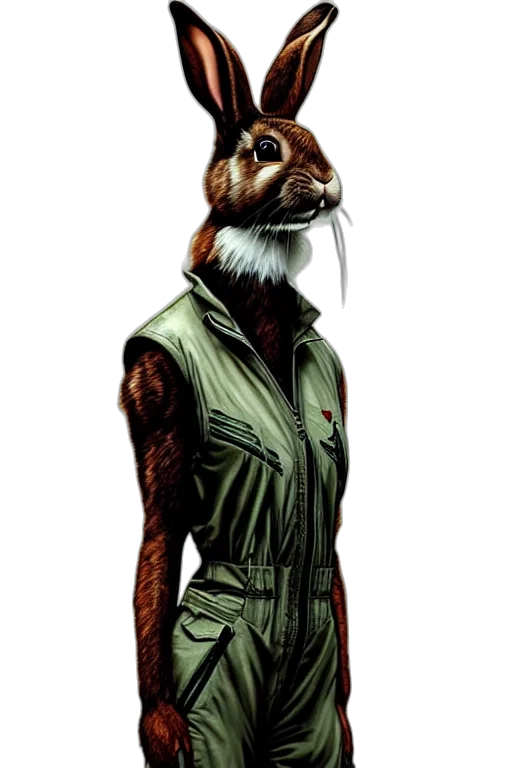 jacket, animal, staff, creature transparent PNG cut-out