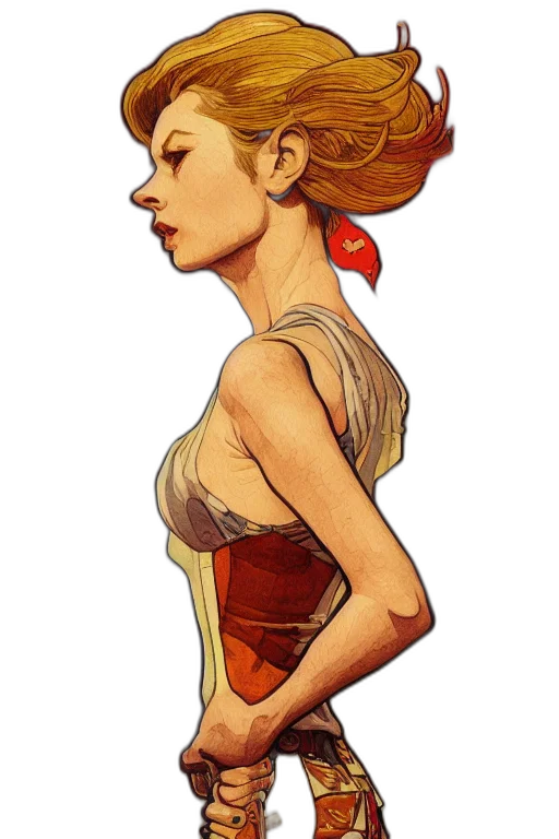 dress, staff, crown, face transparent PNG cut-out